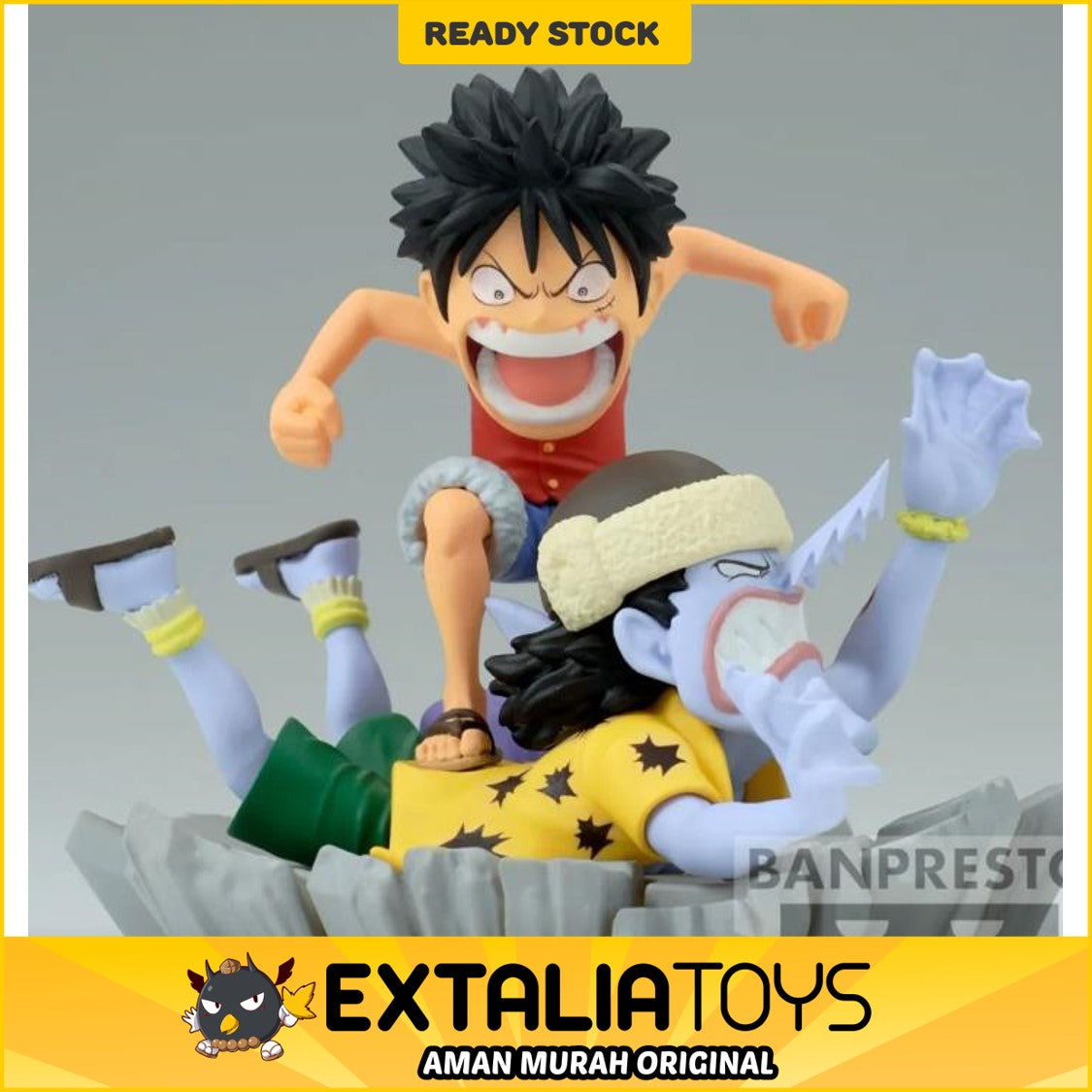 BANPRESTO WCF WORLD COLLECTABLE FIGURE LOG STORIES - MONKEY.D.LUFFY VS ARLONG - ONE PIECE BANPRESTO WCF WORLD COLLECTABLE FIGURE LOG STORIES - MONKEY.D.LUFFY VS ARLONG - ONE PIECE